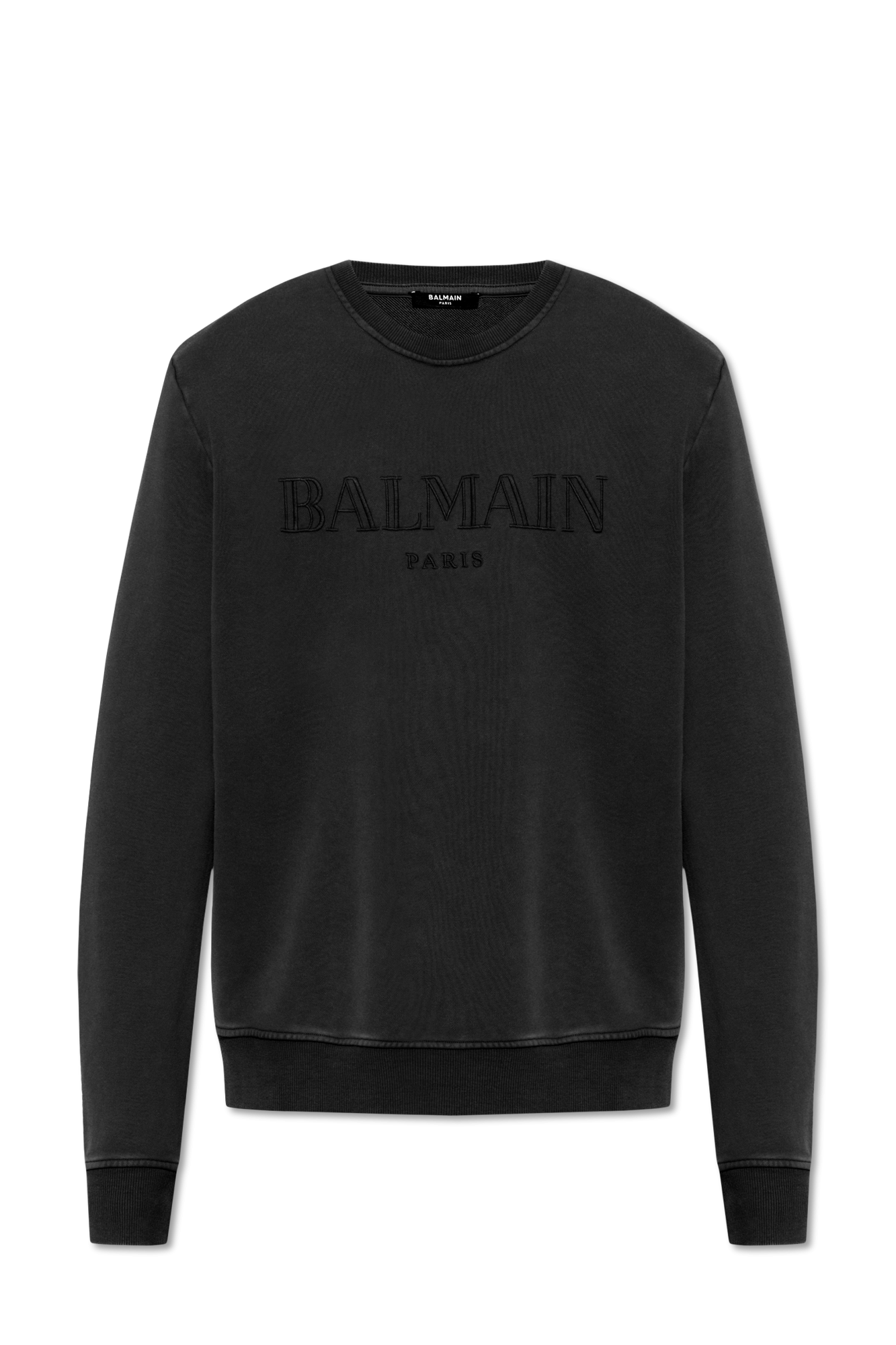 Balmain sweatshirt black on sale